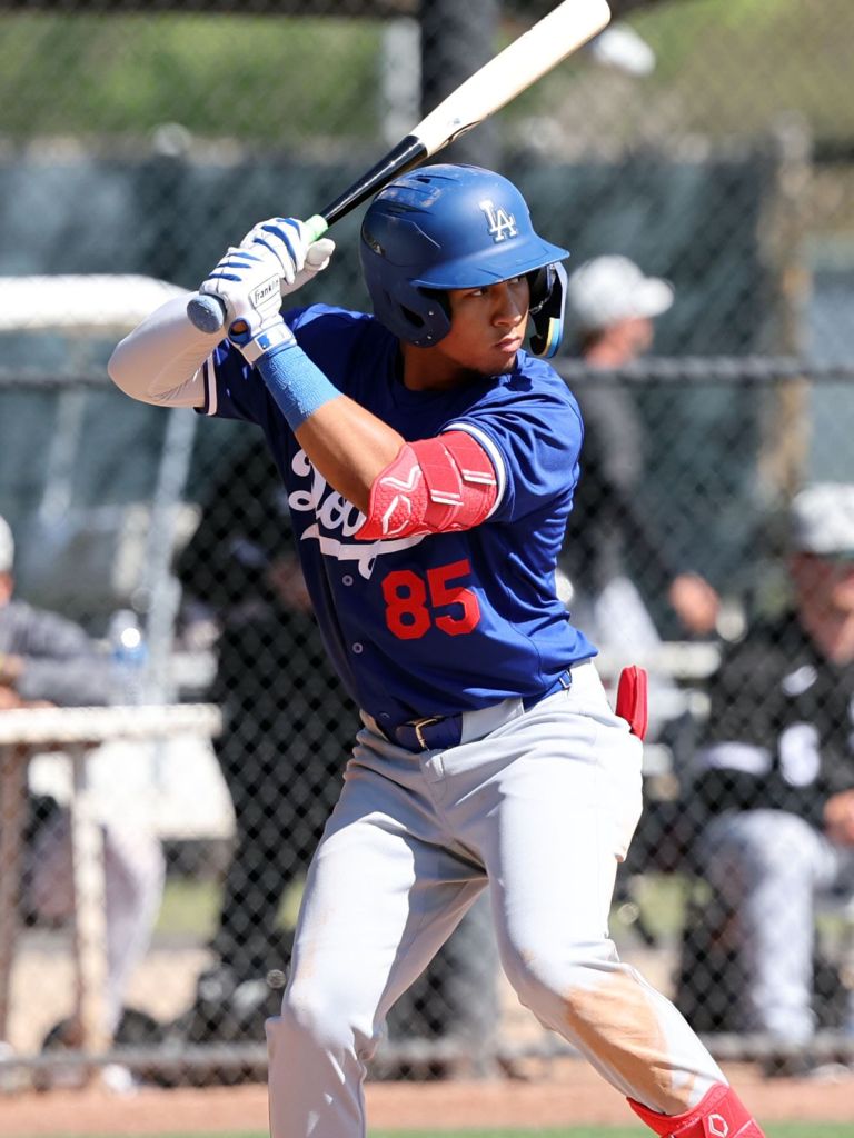 Dodgers prospect Eduardo Quintero (Photo by Bill Mitchell)