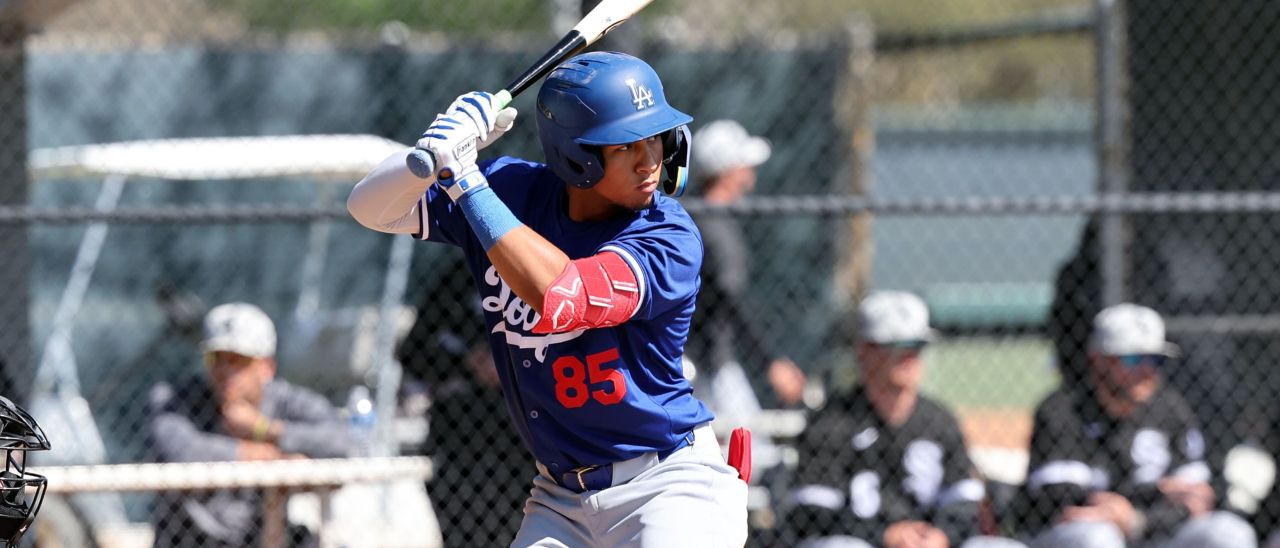 Dodgers prospect Eduardo Quintero (Photo by Bill Mitchell)