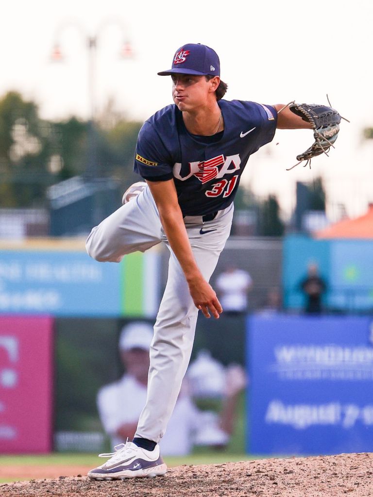 RHP Tyler Bremner (Photo courtesy of USA Baseball)