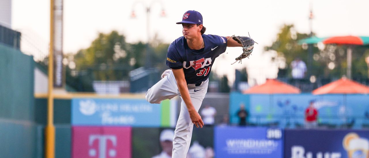 RHP Tyler Bremner (Photo courtesy of USA Baseball)